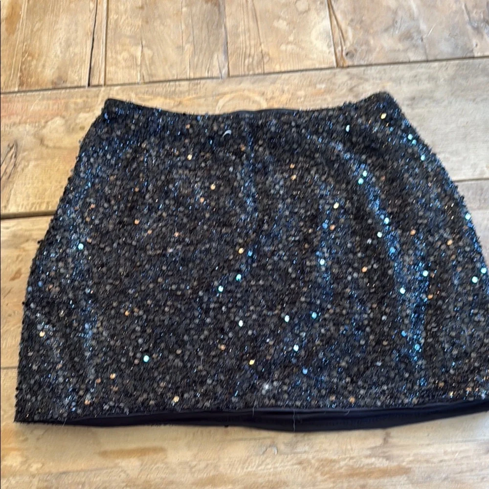 Sequin Black Skirt - Picture 4 of 4